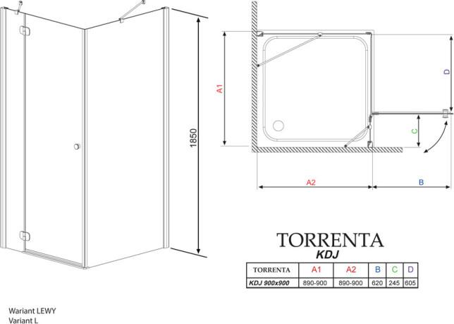   Radaway Torrenta KDJ 90   L