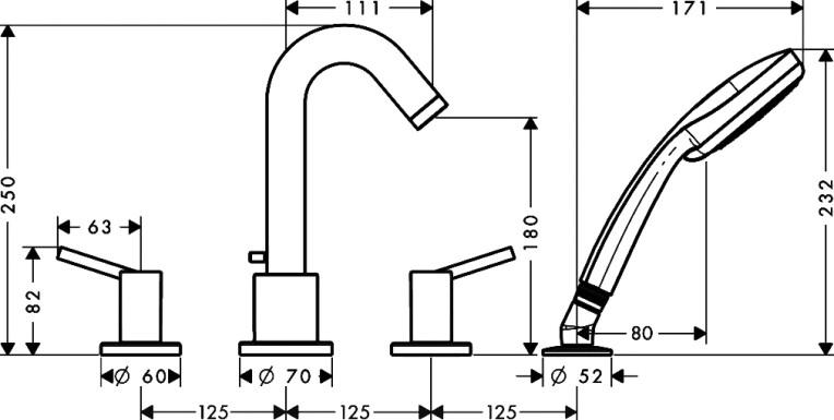  Hansgrohe Talis 32314000   