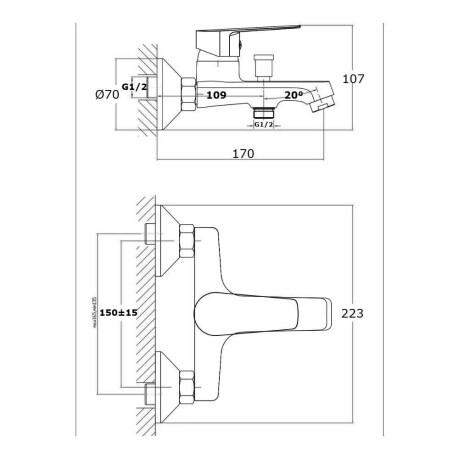   / Orange Loop M26-100br   