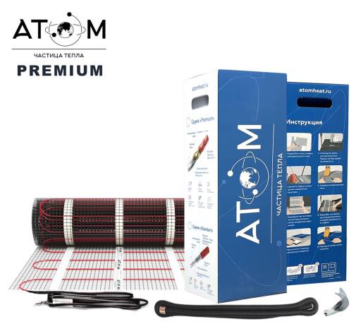 Нагревательный мат Атом Premium 1,0 кв.м