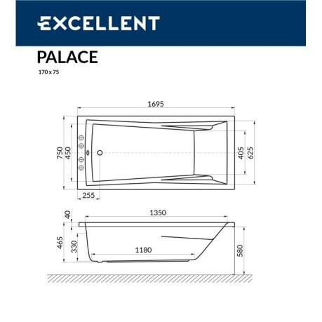  Excellent Palace 170x75 "LINE" ()