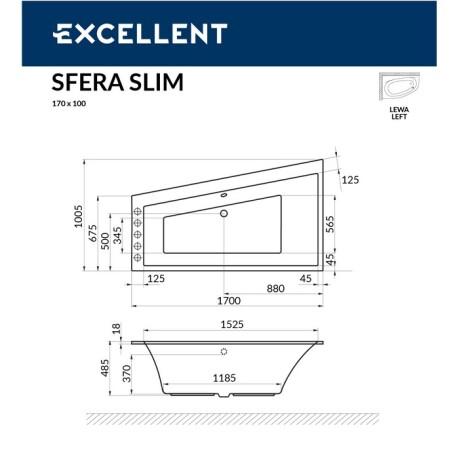  Excellent Sfera Slim 170x100 () "SMART" ()