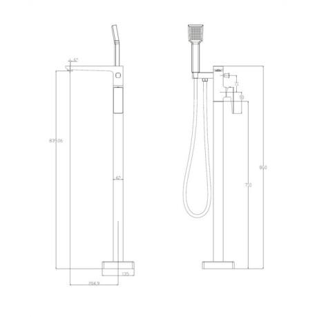     Omnires Parma PM7433CRB (/)