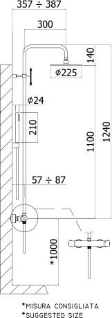   Paffoni Birillo Fix ZCOL684LIQNO