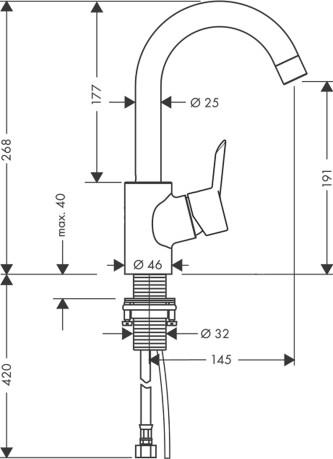  Hansgrohe Talis S 32070000  