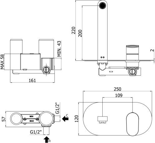  Paffoni Candy CA105CR   ,  