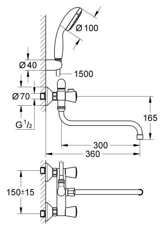  Grohe Costa S 26792001 