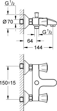  Grohe Costa 25450001    