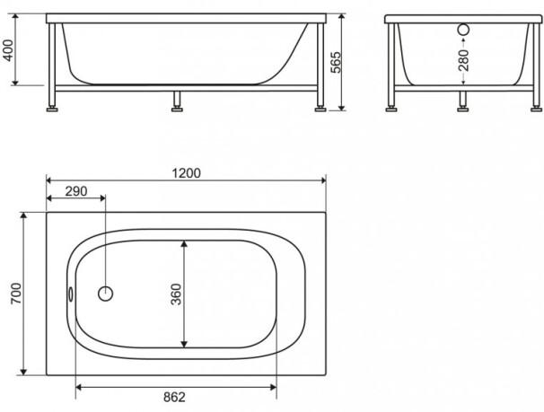   BelBagno BB101-120-70