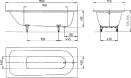   Kaldewei Advantage Saniform Plus 373-1 112600010001  