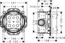  Hansgrohe:   Ibox Universal 01800180+ Ecostat S 15701000  